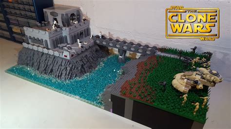 Huge Lego Star Wars The Clone Wars Clone Base On Kuat Moc Build Youtube
