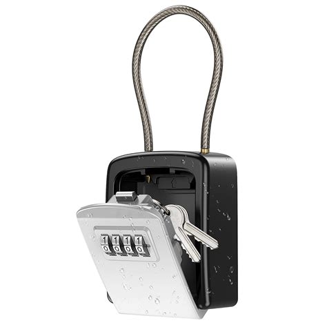 Buy Keekit Key Lock Box Safe Lock Box For Keys With Removable Chain