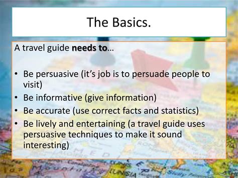 Ppt Writing A Travel Guide Powerpoint Presentation Free Download
