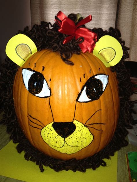 Lion Pumpkin Halloween Ideas Pinterest Lion And Pumpkins