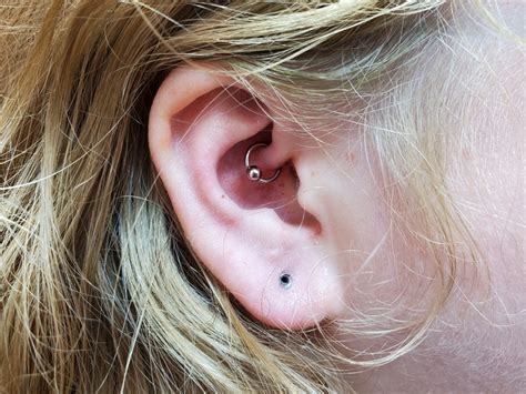 Got My Ears To A 10g And A Daith Piercing Rpiercing