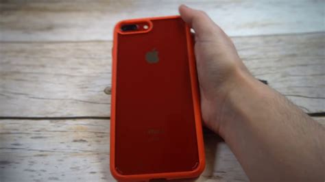 Spigen Ultra Hybrid Clear With Red Bumper Case For Iphone 8 Plus Review