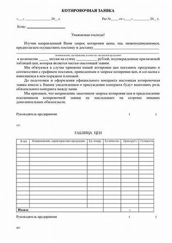 Диета при первичном Котировочная заявка | Образец - бланк - форма - 2023 Котировочная заявка | Образец - бланк - форма - 2023 Диета при первичном