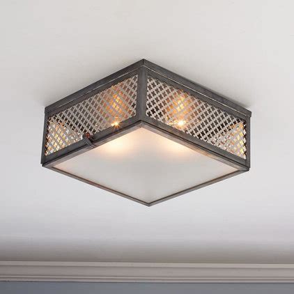 In a room where you can't add dimension through traditional methods like accent walls or varied furniture pieces, unique ceiling lights can help pull it off for you. Unique Flush Mount Ceiling Lights