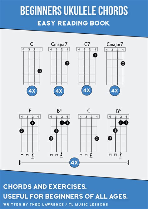 Pick a root note at the top and choose the chord variation. Beginners Ukulele Chords Book (Easy Reading) - Payhip