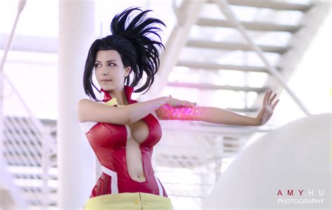 Maybe you would like to learn more about one of these? Momo Yaoyorozu Cosplay Hero Version | Boku No Hero ...