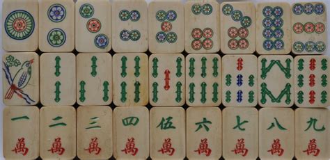 Antique Bone And Bamboo Mahjong Mahjong Treasures