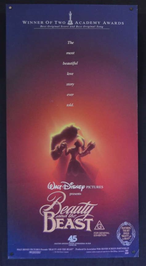 All About Movies Beauty And The Beast Poster Original Daybill Rolled