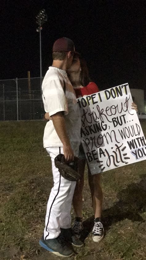 Promposal For Baseball Cute Prom Proposals Baseball Promposal Promposal