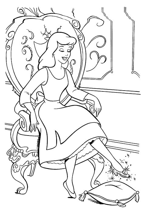 Dibujo Cenicienta Disney Disney Princess Coloring Pages Disney My Xxx Hot Girl