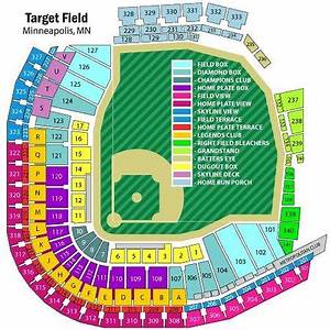 Target Field Seating Chart Picture Of Target Field Minneapolis