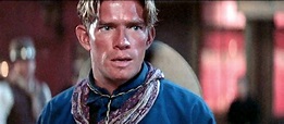 Thomas Haden Church as Billy Clanton, under the gun in Tombstone (1993 ...