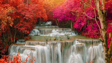 Paradise Waterfall Huay Mae Kamin Waterfall Backiee