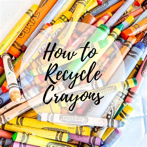 How to Recycle Crayons | Recycle crayons, Recycled crayons, Crayon silicone mold