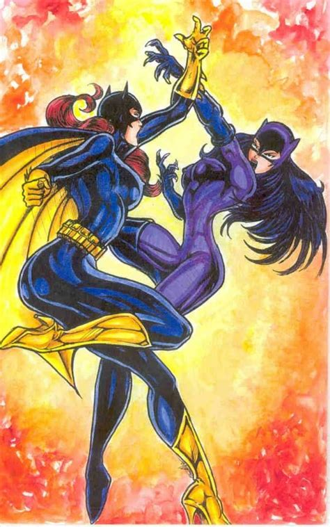 Batgirlcatwoman In Peter Temples February 2011 Battle Royale Comic