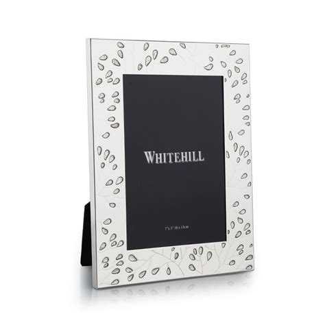 Whitehill Studio Silver Plated Petals Photo Frame 5x7