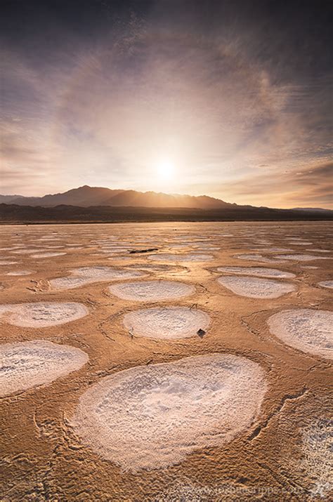 Sun Spots Salt Flats Death Valley National Park