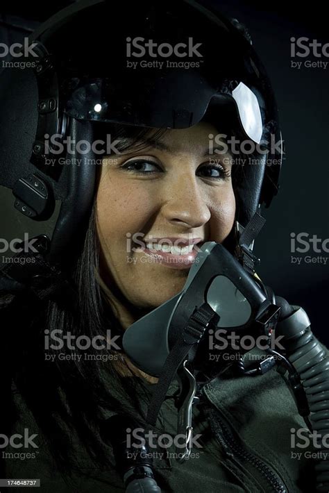 Female Fighter Pilot Stock Photo Download Image Now Pilot Females