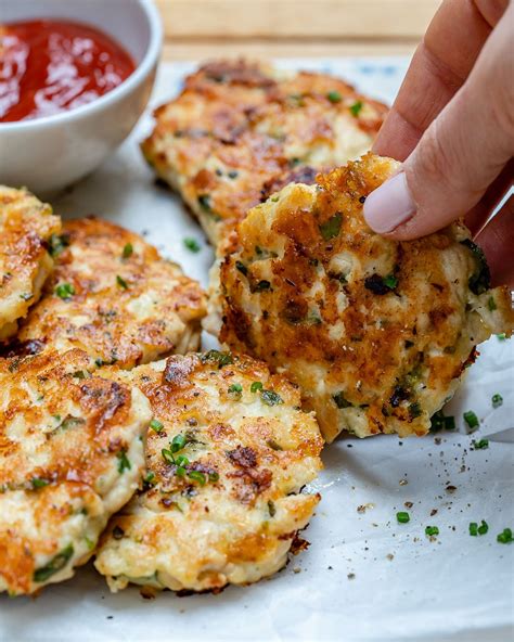 Cheesy Chicken Fritters Recipe Easy Keto Recipe