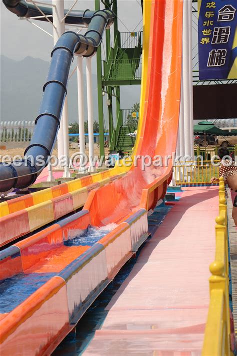 Theme Water Park Swimming Pool Fiberglass Adult Water Slides 12 M Height