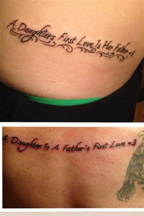 Father Daughter Tattoo Quotes Quotesgram