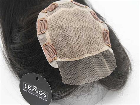 Improve the overall quality of your hair with the biosilk original cure therapy hair supplement that works well for most hair types. 14" Black Silk Hair Topper Real Hair With Clear PU ...