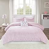 Amazon Com Brandream Blush Pink Bedding Sets Full Size Girls Damask Flower Bedding Cotton