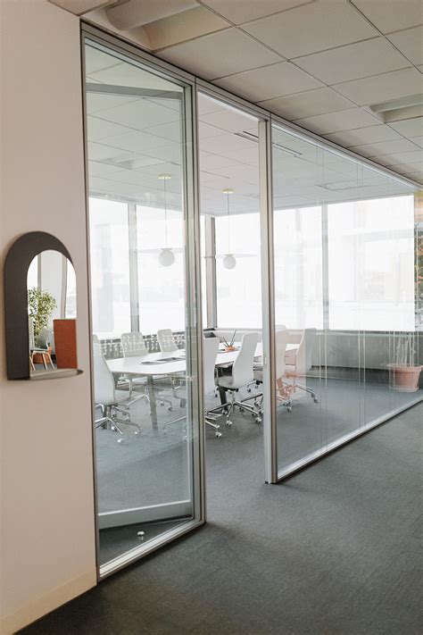 enclose frameless glass office walls