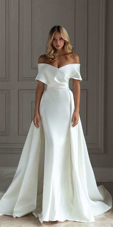 Silk Wedding Dresses For Elegant And Refined Bride Glamourous Wedding