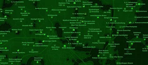Fallout 4 Map All Locations Map Of The Usa With State Names