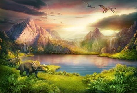 Csfoto 8x6ft Background Dinosaur Jurassic Period Uk Camera