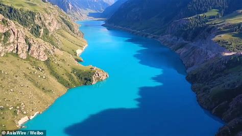 Breathtaking Images And Video Capture A Glacial Lake With A Beautiful