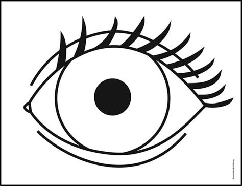 Parts Of The Eye Coloring Sheet