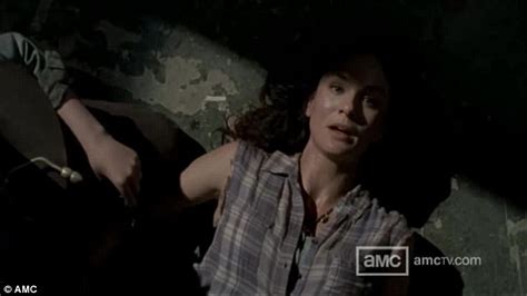 Lauren Cohan Reveals The Scene That Almost Made Her Quit The Walking Dead Daily Mail Online
