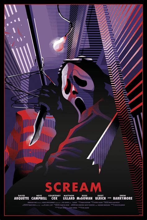 Wyk — Scream Horror Artwork Horror Posters Mondo Posters