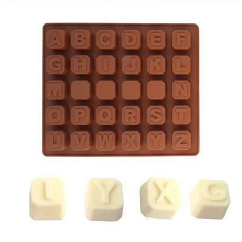 Letter Alphabet Silicone Cake Fondant Mould Chocolate Cookies Ice Candy