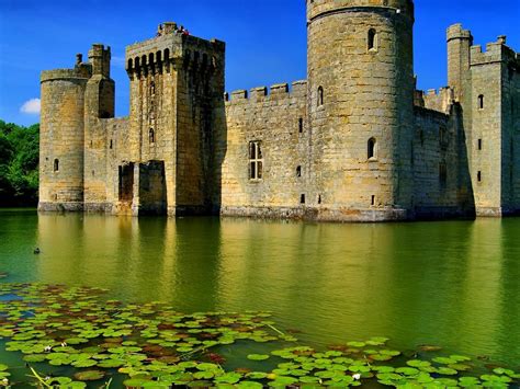 Wallpaper Bodiam Castle East Sussex England Hd Widescreen High