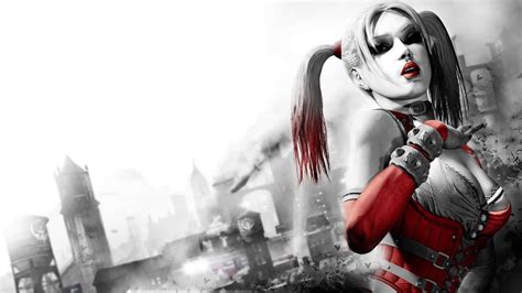 Download Harley Quinn Takes Control In Arkham City Wallpaper Wallpapers Com