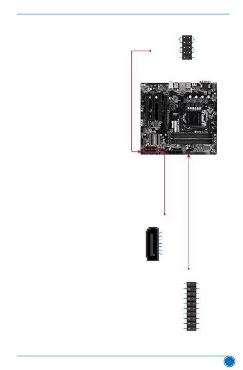 Trusted platform module (tpm), a microchip attached to the motherboard, is included in some how to use tpm header. Front panel header: fp1, Serial ata connectors: sata_1/2/3 ...