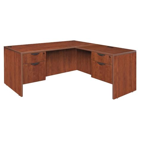 Regency Legacy 101 In Red Moderncontemporary L Shaped Desk In The