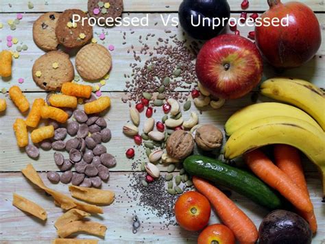 Processed Vs Unprocessed Foods Ogmo Foods