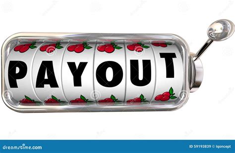 Payout Jackpot Slot Machine Big Earnings Payment Cash Money Inco Stock