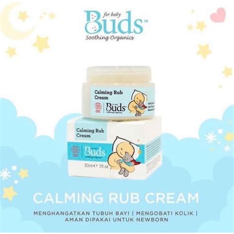 Jual Buds Organics Calming Rub Cream 30ml Shopee Indonesia