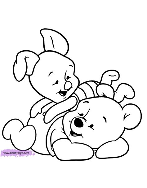 Disney Baby Winnie The Pooh Coloring Pages Top Free Printable