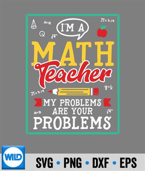 Math Teacher Svg Math Teacher Vintage Svg Cut File Wildsvg