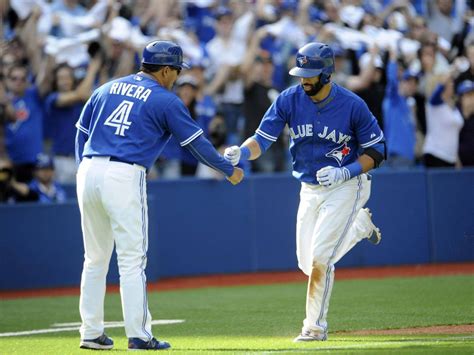 Blue Jays Celebrate Playoff Berth And Win Over The Rays The Globe And
