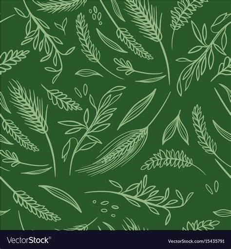 Agriculture Seamless Pattern Royalty Free Vector Image