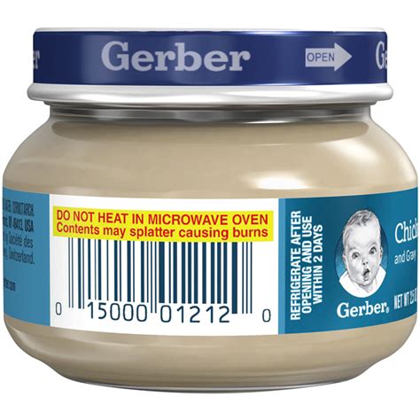 Nourish your sitter with gerber 2nd foods chicken & gravy baby food. GERBER 2ND FOODS Chicken + Gravy, 2.5 oz Glass Jars Jars ...