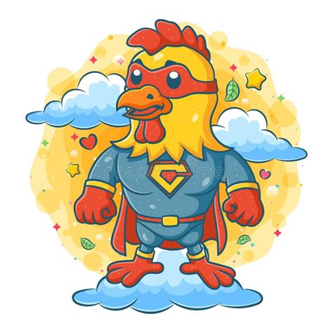 Chicken Superhero Stock Illustrations 105 Chicken Superhero Stock