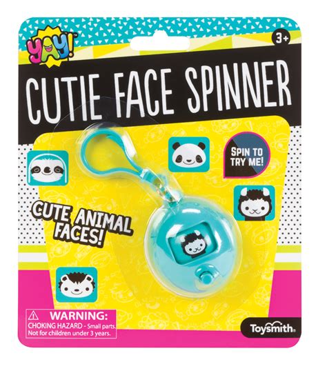 90948 Toysmith Cutie Face Spinner S 4 Pcpack